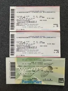 와일드하트 진저 2006 2007 라이브 티켓 3