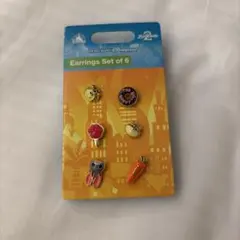 【新品未使用】香港ディズニーランド ピアス6個セット