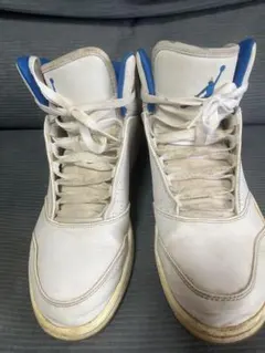 NIKE JORDAN スニーカー ホワイト×ブルー 26cm