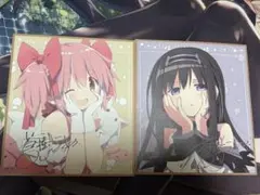 劇場版まどマギ ワルプルギスの廻天 映画特典 暁美ほむら 鹿目まどか　ミニ色紙
