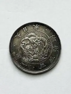 貿易銀 明治九年 古銭 コイン SV900 銀900 大日本貿易銀比重約10.3