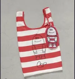 ガチャピン・ムック/ガーとムー ポーチ付きエコBAG