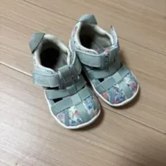 IFME ベビーサンダル 花柄 14.0cm