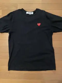 PLAY COMME des GARÇONS ブラック Tシャツ XXL