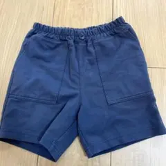 ユニクロ ネイビー ポケット付きショートパンツ
