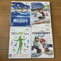 Wiiカセットまとめ売り 4点セット