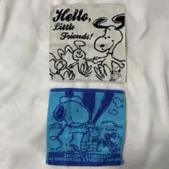 スヌーピー ハンドタオル 2枚セット 約23×23