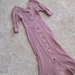 再値下げスナイデル　フロントボタンニットワンピース★USED美品　再値下げ