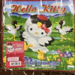 ご当地キティ 熊本限定 プチタオル ハンカチ おてもやん 平成レトロ