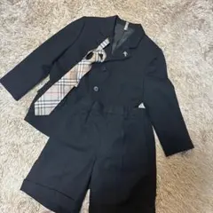 Burberry フォーマルスーツ 4点セット ブラック サイズ110 冠婚葬祭