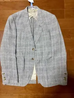 ポールスミスPaul SmithコレクションジャケットLサイズ麻素材レア格安