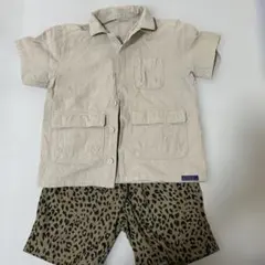 BREEZE 半袖シャツと GLOBALWORKショートパンツ セット 120