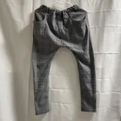 BeedesBee キッズ 140 チェックパンツ グレー系 チェック