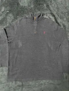 POLO RALPH LAURENポロラルフローレン　ハーフジップニット赤ポニー