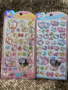 正規品　うるちゅるPOPシール　フワフワらびちゃん　まじかるみゅーちゃん　平成