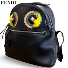 フェンディ FENDI バグズ バックパック リュックモンスター 黒 男女兼用のサムネイル