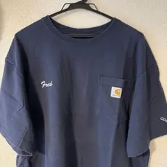 Carhartt ネイビー Tシャツ ポケット付き