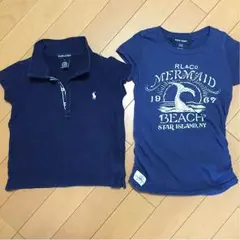 ラルフの女児ポロと、Tシャツ