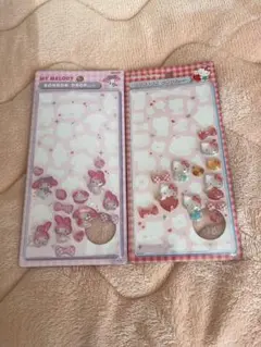 正規品マイメロハローキティ ボンボンドロップシールおすそ分け　サンリオ