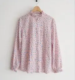 PS Paul Smith 洗える　スポットプリント ソフトシャツ　ブラウス