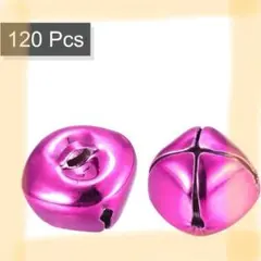 【大容量120個】宝来鈴 20mm マゼンタピンク ハンドメイド資材 クリスマスのサムネイル