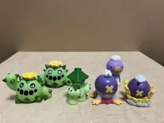 ポケモンキッズ指人形　6種　フワンテ フワライド　ノクタス　サボネア