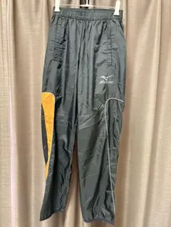 Mizuno トレーニングパンツ S ブラック/オレンジ