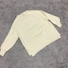 ✨アースミュージックアンドエコロジー✨長袖ニット♡セーター♡クリーム(F)