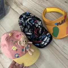 子供用キャップセット カラフルデザイン5着