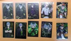 ツイステ シルバー メタルカード ましコレ 箔押し 紙類 24点 セット