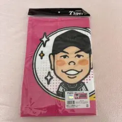 阪神タイガース　似顔絵フェイスタオル　梅野隆太郎