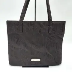 美品　ETRO ハンドバッグ　ダークブラウン　軽量のサムネイル