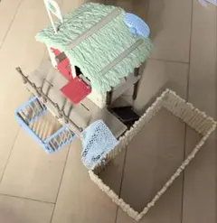 シュライヒ　ジャングル　小屋　フィギュア　ジャンク