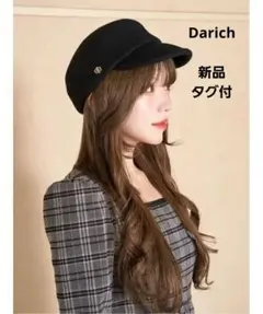 Darich プレーンツイードキャスケット BLK - メルカリ