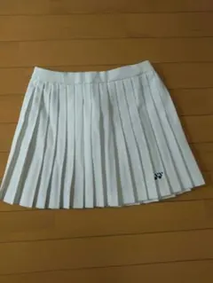 YONEX ホワイト プリーツスカート ①　ウエスト61