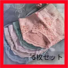 レディースショーツ 5枚セット 深履き 補整×美シルエット