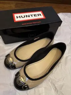 ハンター フラットレインシューズ 23センチ