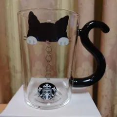 スターバックス　ハロウィン2025耐熱グラスマグキャット　296ml