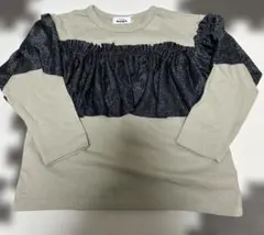 ペアマノン　長袖　フリル　カットソー　トップス　100