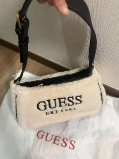 GUESS ファーショルダーバッグ