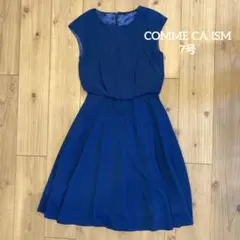 COMME CA ISM ネイビー フォーマル　 ひざ丈ワンピース S