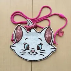 【東京ディズニーリゾート】おしゃれキャットマリー スパンコール パスケース