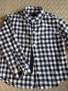 ノースフェイス キッズ　長袖　シャツ　チェック　110