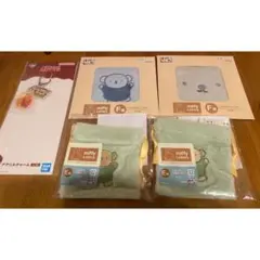 ミッフィー miffy タイトーくじ E賞 巾着ポーチ F賞 ハンカチ