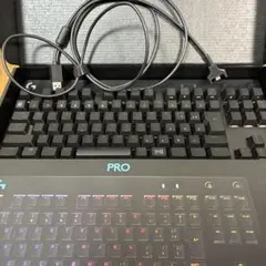 美品！Logitech PRO テンキーレスゲーミングキーボード
