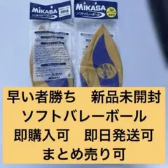 早い者勝ち 未開封 新品　未使用　2個 Mikasa ソフトバレーボール 100