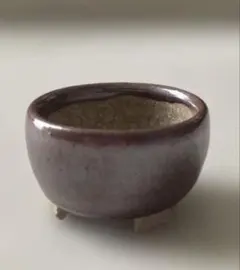 ミニ盆栽鉢 陶器製 3本足 豆鉢のサムネイル