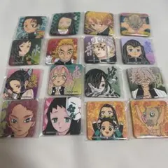 鬼滅の刃 スクエア缶バッジコレクション アナザーカラー 第1弾 セミコンプ