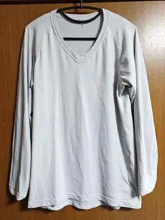 モンベル　ジオライン L.W.Vネックシャツ Men'　XL LGY