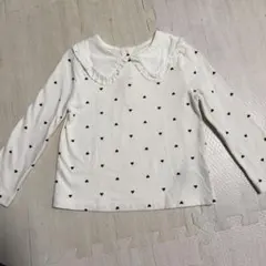 baby GAP フリル襟 ハート柄 長袖カットソー